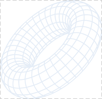 Wireframe torus background